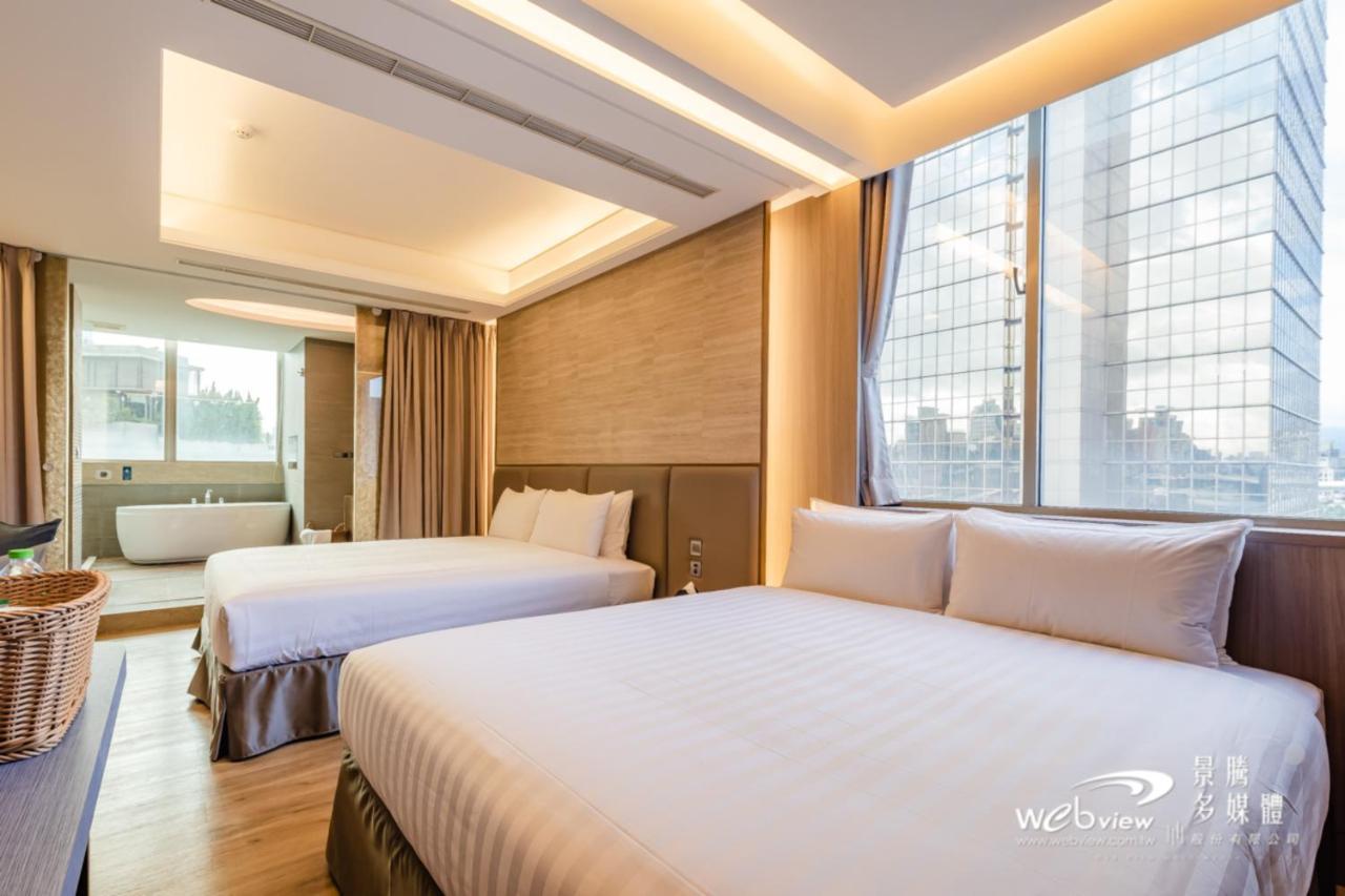 玩行旅台北館 Hotell Taipei Exteriör bild